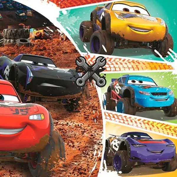 Puzzle 2D Trefl Lightning McQueen with friends 4+/ Numărul de piese: 60 photo 3
