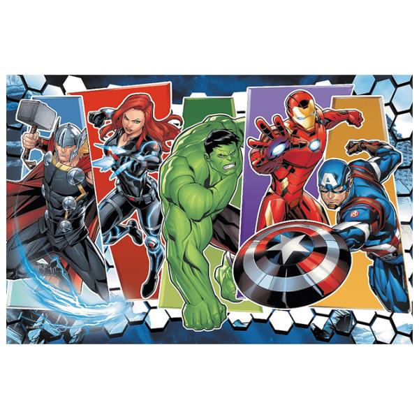 Puzzle 2D Trefl The Avengers Invincible 3+/ Numărul de piese: 60 photo 2