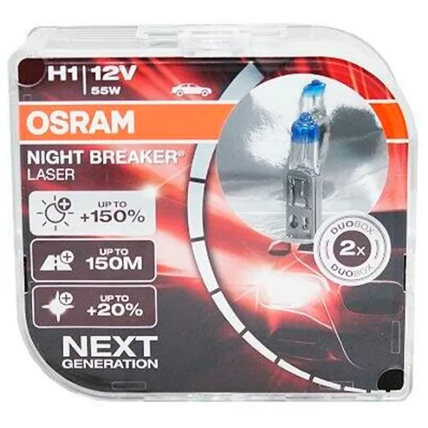Lampă auto Osram 64150NL Halogen/ H1/ P14.5s/ 55 W/ 1550lm photo 4 Lampă auto Osram 64150NL Halogen/ H1/ P14.5s/ 55 W/ 1550lm photo 4