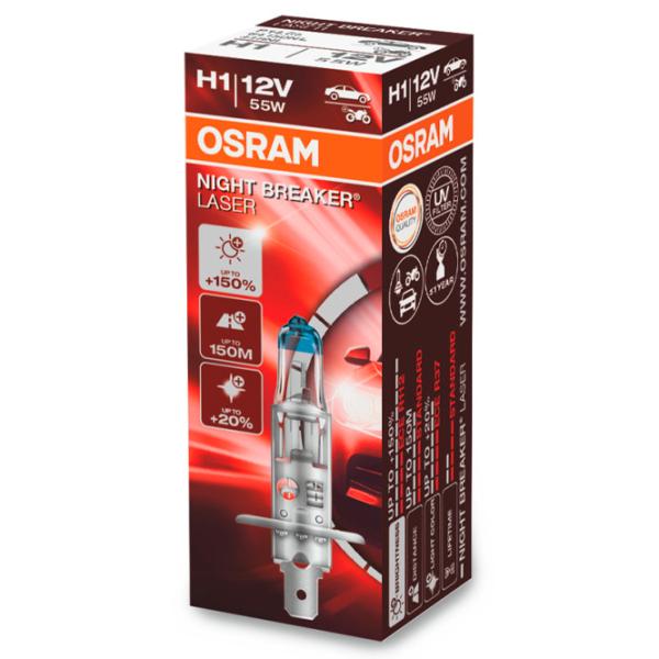 Автомобильная лампа Osram 64150NL Галоген/ H1/ P14.5s/ 55 Вт/ 1550лм photo 3 Автомобильная лампа Osram 64150NL Галоген/ H1/ P14.5s/ 55 Вт/ 1550лм photo 3