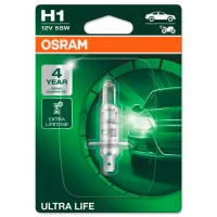 Автомобильная лампа Osram 64150ULT Галоген/ H1/ P14.5s/ 55 Вт/ 1550лм photo 2