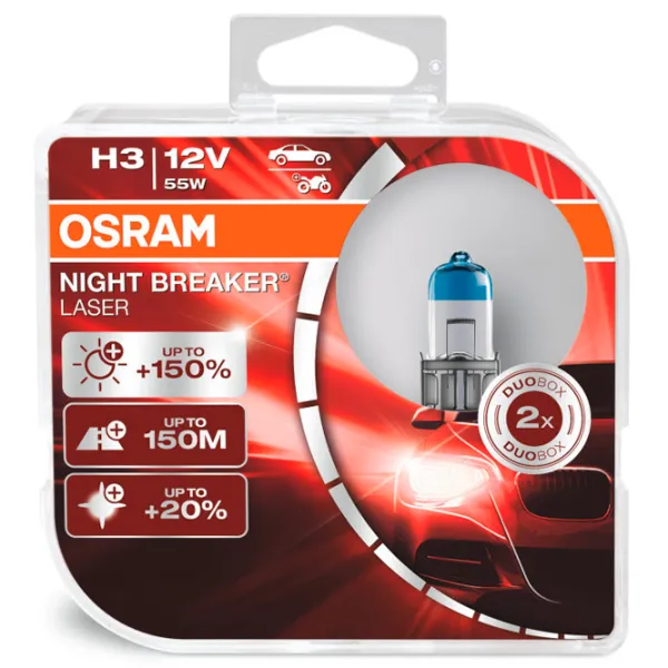 Lampă auto Osram 64151NL Halogen/ H3/ PK22s/ 55 W/ 1450lm photo 2 Lampă auto Osram 64151NL Halogen/ H3/ PK22s/ 55 W/ 1450lm photo 2