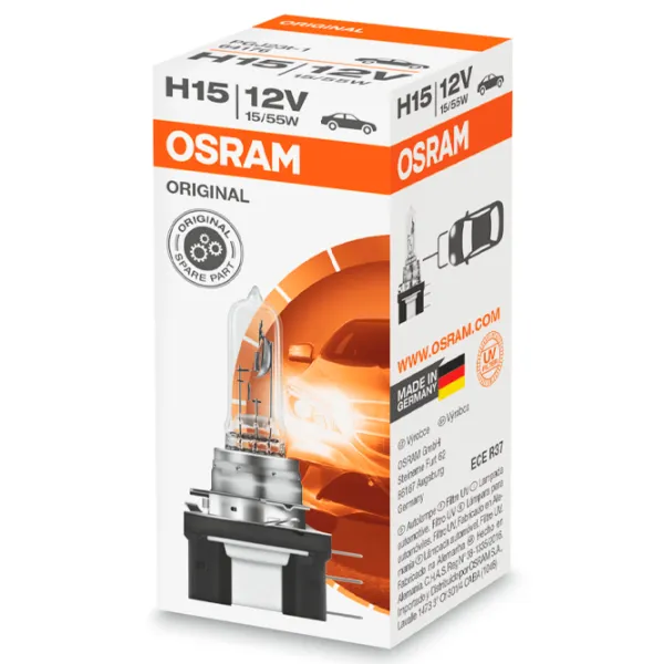 Автомобильная лампа Osram 64176 Галоген/ H15/ PGJ23t-1/ 55 Вт/ 1350лм photo 3 Автомобильная лампа Osram 64176 Галоген/ H15/ PGJ23t-1/ 55 Вт/ 1350лм photo 3