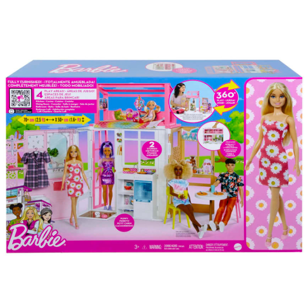Домик для кукол Barbie HCD48 модель/ 3+ photo 8 Домик для кукол Barbie HCD48 модель/ 3+ photo 8