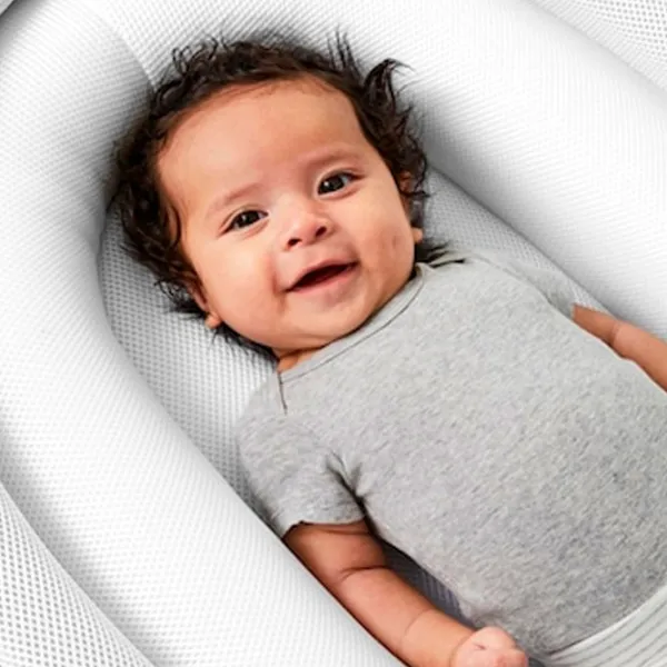 Кокон для новорожденных Skip Hop Baby Nest (9I745210) Полиэстер/ Белый Серый photo 2