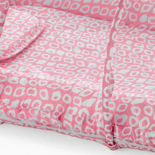 Babynest BabyJem Sleep Safe () Bumbac/ Pink photo 2 Babynest BabyJem Sleep Safe () Bumbac/ Pink photo 2
