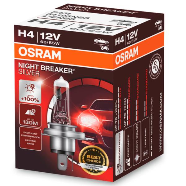 Lampă auto Osram 64193NBS Halogen / H4 / P43t / 55 W / 1650lm photo 2