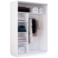 Шкаф cupe Mobildor-Lux Fox 1400 110 140 x 60см x 220 / ЛДСП / White photo 2