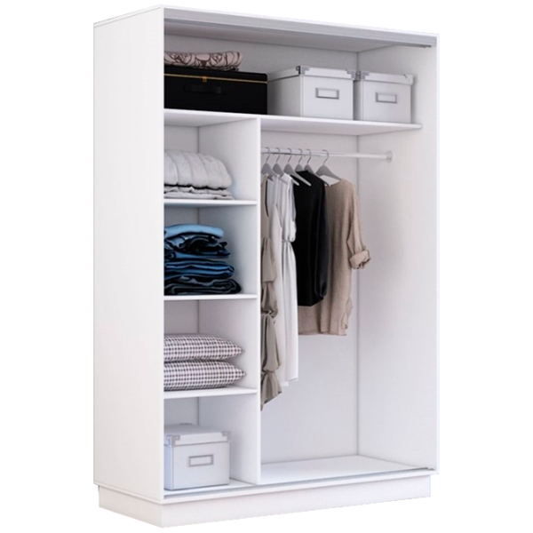 Dulap cupe Mobildor-Lux Fox 1500 110 150 x 60 x 220 / PAL / White photo 2