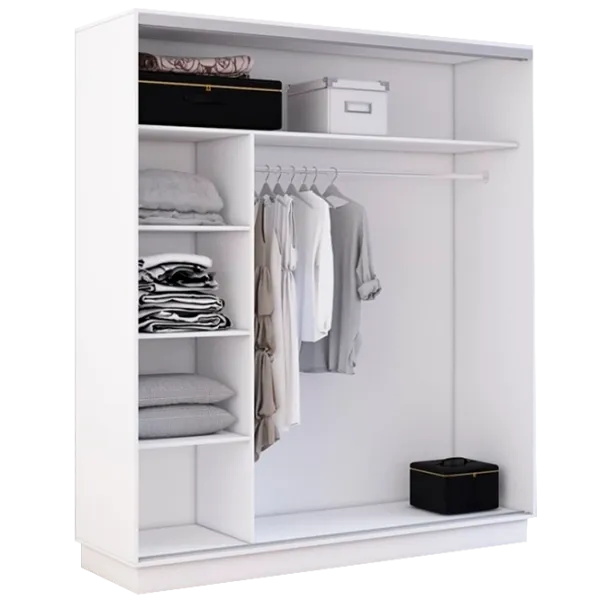 Dulap cupe Mobildor-Lux Fox 1600 110 160 x 60 x 220 / PAL / White photo 2