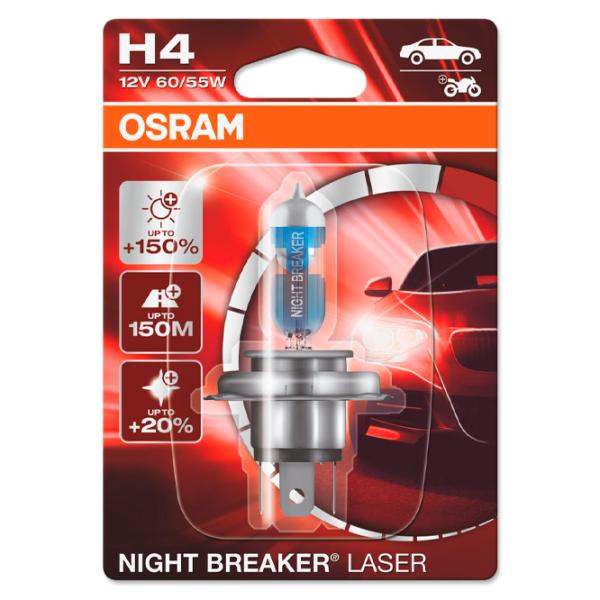 Автомобильная лампа Osram 64193NL Галоген/ H4/ P43t/ 60 - 55 Вт/ 1650лм photo 2 Автомобильная лампа Osram 64193NL Галоген/ H4/ P43t/ 60 - 55 Вт/ 1650лм photo 2