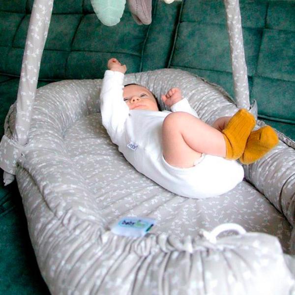 Кокон для новорожденных BabyJem Between () Хлопок/ Серый photo 2 Кокон для новорожденных BabyJem Between () Хлопок/ Серый photo 2