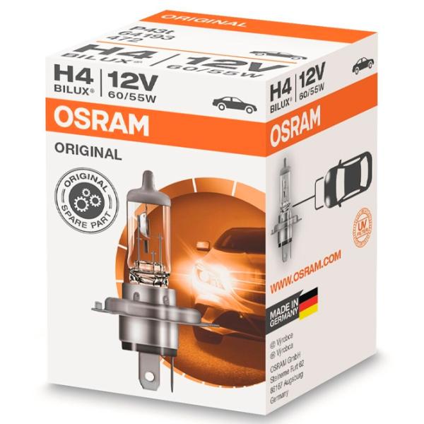 Lampă auto Osram 64193-01B Halogen/ H4/ P43t/ 60 - 55 W/ 1650lm photo 2 Lampă auto Osram 64193-01B Halogen/ H4/ P43t/ 60 - 55 W/ 1650lm photo 2