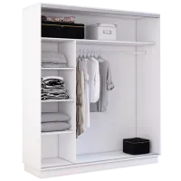 Dulap cupe Mobildor-Lux Fox 1700 110 170 x 60 x 220 / PAL / White photo 2