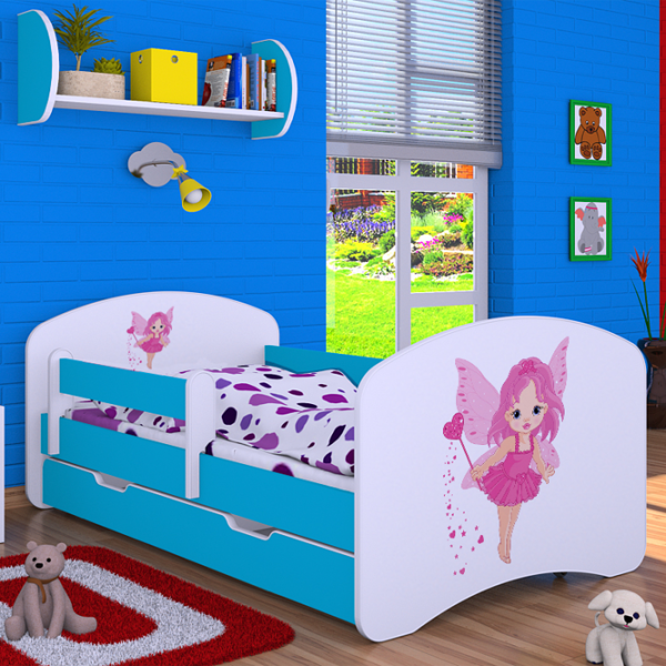 Детская кровать Happy Babies Happy Fairy 70 x 140 см/ Щит/ Белый photo 4