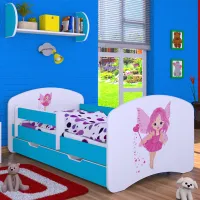 Pat pentru copii Happy Babies Happy Fairy 70 x 140 cm/ Placa/ White photo 4