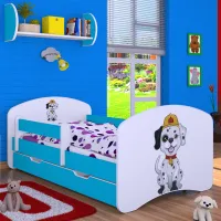 Детская кровать Happy Babies Happy Fire Dog 80 x 160 см/ Щит/ Белый photo 4