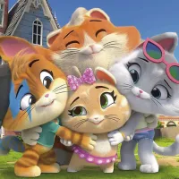 Puzzle 2D Trefl Friendship in the land of cats 3+/ Numărul de piese: 30 photo 2