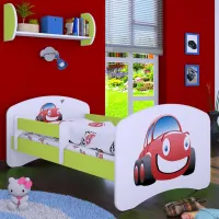 Pat pentru copii Happy Babies Happy Auto 70 x 140 cm/ Placa/ White photo 4