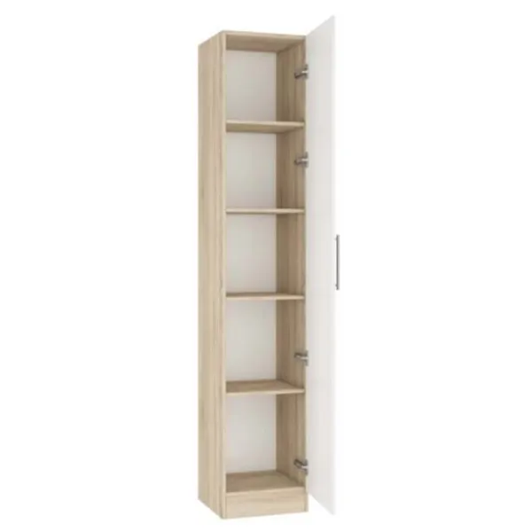 Dulap cu polițe Mobildor-Lux Practik 210 x 40 x 40/ PAL/ White photo 2