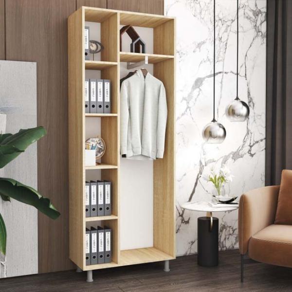 Dulap Combinat Mobildor-Lux Flex 210 x 80 x 40/ PAL/ White photo 3