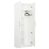 Dulap combinat Mobildor-Lux Practik 210 x 80 x 40/ PAL/ White photo 3