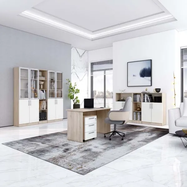 Dulap combinat Mobildor-Lux Practik 210 x 80 x 40 / PAL / Sonoma photo 3