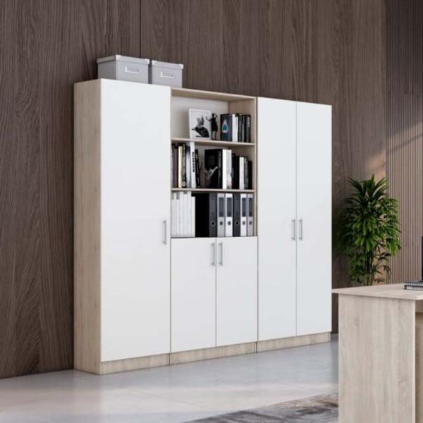 Dulap pentru haine Mobildor-Lux Practik 210 x 55 x 40/ PAL/ White photo 3
