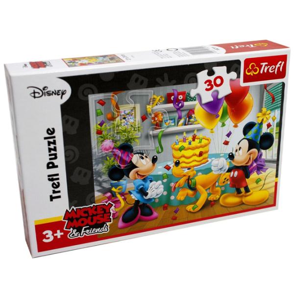 Puzzle 2D Trefl Birthday Cake 3+/ Numărul de piese: 30 photo 2