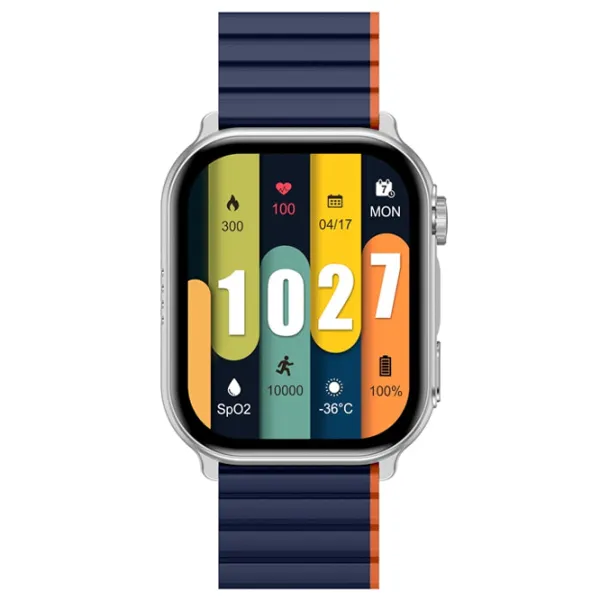 Умные часы Kieslect KS PRO Watch 2.01"/ Оранжевый Серебристый photo 2 Умные часы Kieslect KS PRO Watch 2.01"/ Оранжевый Серебристый photo 2