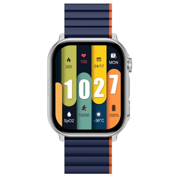 Умные часы Kieslect KS PRO Watch 2.01"/ Оранжевый Серебристый photo 2 Умные часы Kieslect KS PRO Watch 2.01"/ Оранжевый Серебристый photo 2