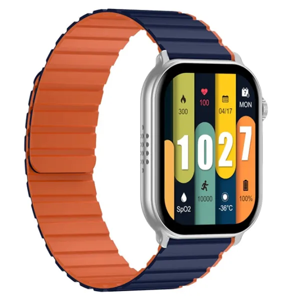 Умные часы Kieslect KS PRO Watch 2.01"/ Оранжевый Серебристый photo 3 Умные часы Kieslect KS PRO Watch 2.01"/ Оранжевый Серебристый photo 3