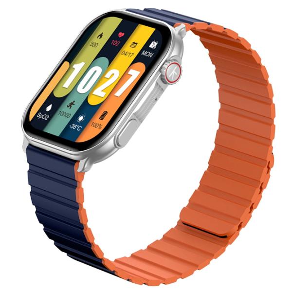 Умные часы Kieslect KS PRO Watch 2.01"/ Оранжевый Серебристый photo 4 Умные часы Kieslect KS PRO Watch 2.01"/ Оранжевый Серебристый photo 4