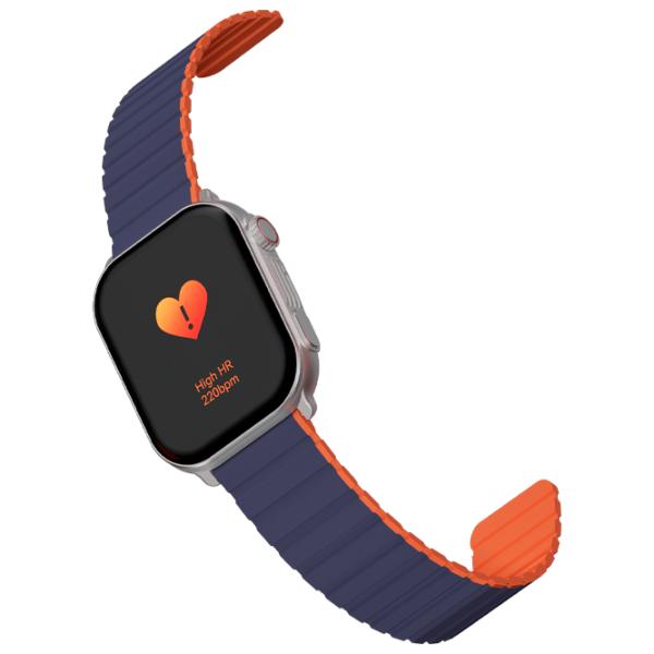 Умные часы Kieslect KS PRO Watch 2.01"/ Оранжевый Серебристый photo 6 Умные часы Kieslect KS PRO Watch 2.01"/ Оранжевый Серебристый photo 6