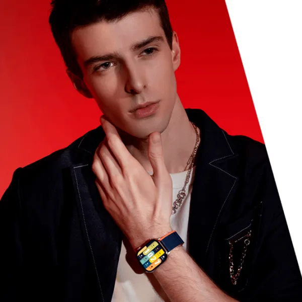 Умные часы Kieslect KS PRO Watch 2.01"/ Оранжевый Серебристый photo 7 Умные часы Kieslect KS PRO Watch 2.01"/ Оранжевый Серебристый photo 7