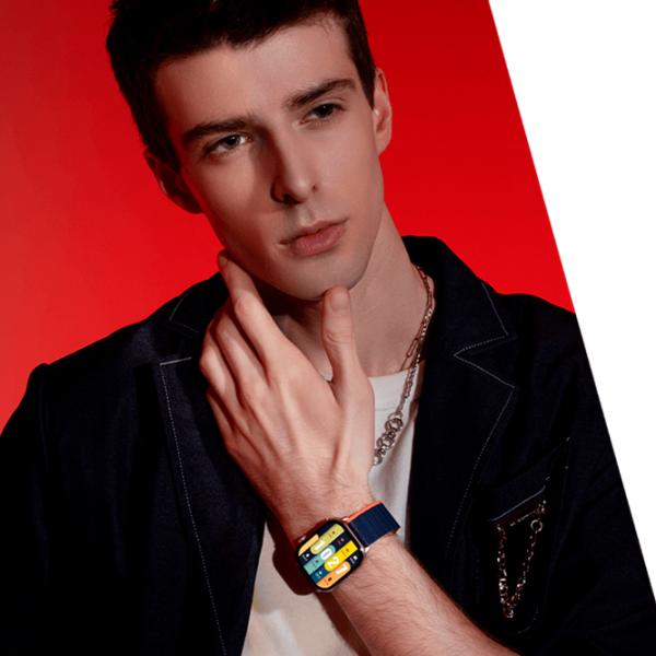 Умные часы Kieslect KS PRO Watch 2.01"/ Оранжевый Серебристый photo 7 Умные часы Kieslect KS PRO Watch 2.01"/ Оранжевый Серебристый photo 7