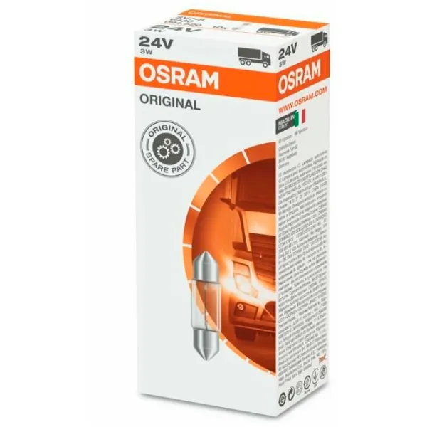 Автомобильная лампа Osram 6430 Накал/ C3W/ SV7-8/ 3 Вт/ 22 лм photo 2 Автомобильная лампа Osram 6430 Накал/ C3W/ SV7-8/ 3 Вт/ 22 лм photo 2