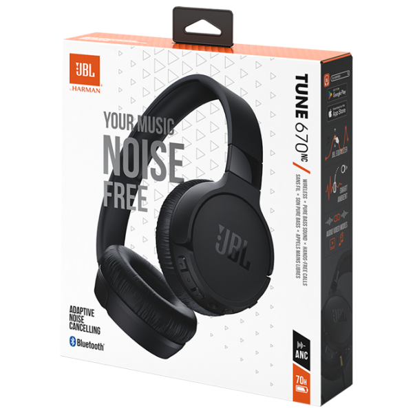 Наушники JBL Tune 670 Черный Беспроводные/ Персональный photo 11 Наушники JBL Tune 670 Черный Беспроводные/ Персональный photo 11