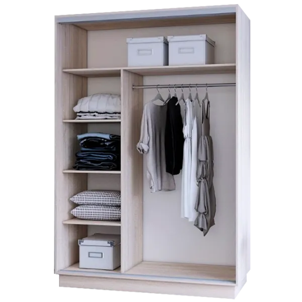 Dulap cupe Mobildor-Lux Fox 1400 3025 140 x 60 x 220 / PAL / Stejar Sonoma photo 2 Dulap cupe Mobildor-Lux Fox 1400 3025 140 x 60 x 220 / PAL / Stejar Sonoma photo 2