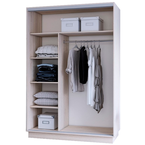 Dulap cupe Mobildor-Lux Fox 1400 3025 140 x 60 x 220 / PAL / Stejar Sonoma photo 2 Dulap cupe Mobildor-Lux Fox 1400 3025 140 x 60 x 220 / PAL / Stejar Sonoma photo 2