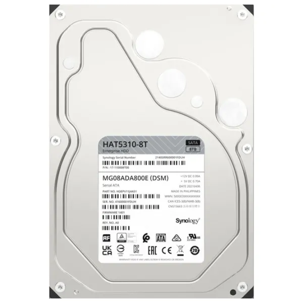 HDD Synology HAT5310-8T 8 ТБ Серебристый photo 3