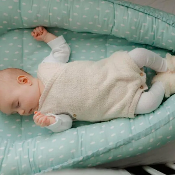 Babynest Zaffiro Womar (5902745553306) Bumbac/ Mint photo 2