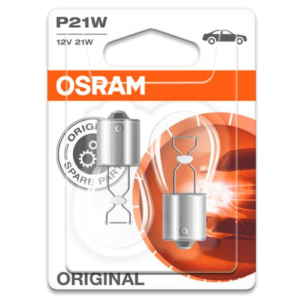 Lampă auto Osram 7506-02B Incandescentă/ P21W/ BA15s/ 21 W/ 460 lm photo 2 Lampă auto Osram 7506-02B Incandescentă/ P21W/ BA15s/ 21 W/ 460 lm photo 2