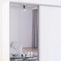 Шкаф Раздвижной Mobildor-Lux Fox 2200 110 220 x 60см x 220 / ДСП / White photo 3