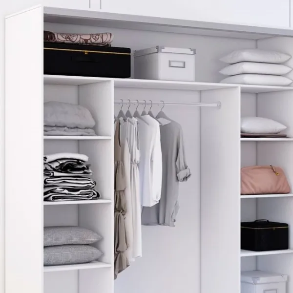 Dulap Glisant Mobildor-Lux Fox 2200 110 220 x 60 x 220 / DSP / White photo 5 Dulap Glisant Mobildor-Lux Fox 2200 110 220 x 60 x 220 / DSP / White photo 5