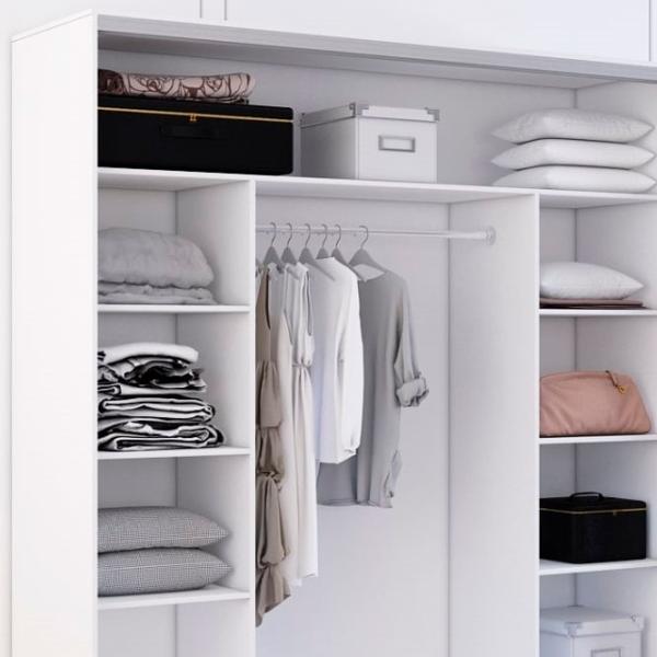 Dulap Glisant Mobildor-Lux Fox 2200 110 220 x 60 x 220 / DSP / White photo 5 Dulap Glisant Mobildor-Lux Fox 2200 110 220 x 60 x 220 / DSP / White photo 5