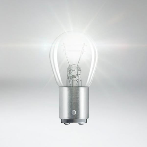 Автомобильная лампа Osram 7528-02B Накал/ P21/ 5/ BAY15d/ 5 Вт/ 440 лм photo 3