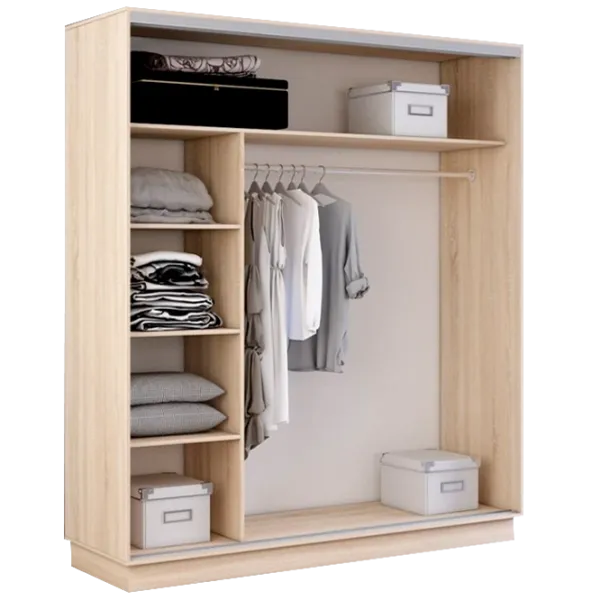 Dulap cupe Mobildor-Lux Fox 1700 3025 170 x 60 x 220 / PAL / Stejar Sonoma photo 2 Dulap cupe Mobildor-Lux Fox 1700 3025 170 x 60 x 220 / PAL / Stejar Sonoma photo 2