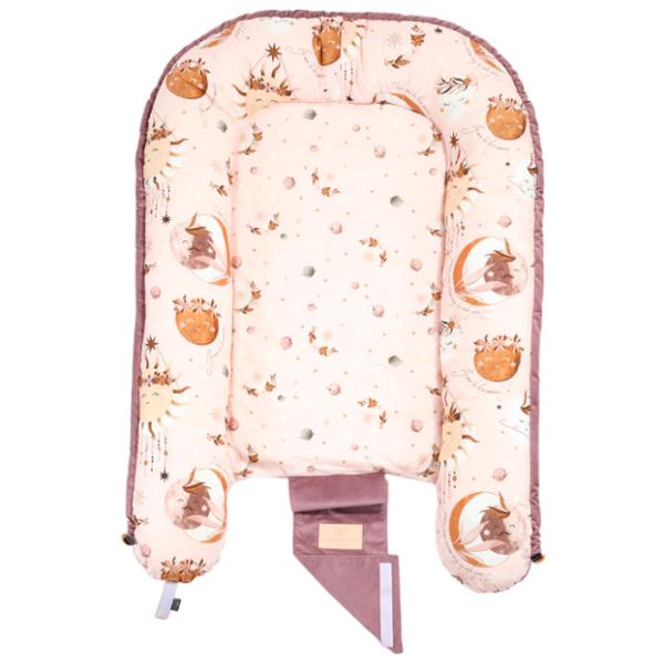 Babynest La Millou Fly Me To The Moon Nude (RZ-00003140) Bumbac/ Violet photo 2 Babynest La Millou Fly Me To The Moon Nude (RZ-00003140) Bumbac/ Violet photo 2