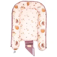 Babynest La Millou Fly Me To The Moon Nude (RZ-00003140) Bumbac/ Violet photo 2